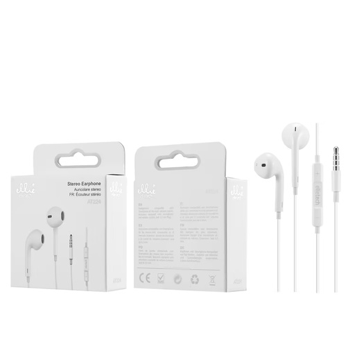 [AT244] AURICULARES STEREO TIPO C CON CABLE Y MIC MANDO